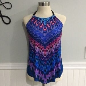 Aqua Green Halter Swim Tankini size Small